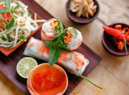 Vietnamese spring rolls